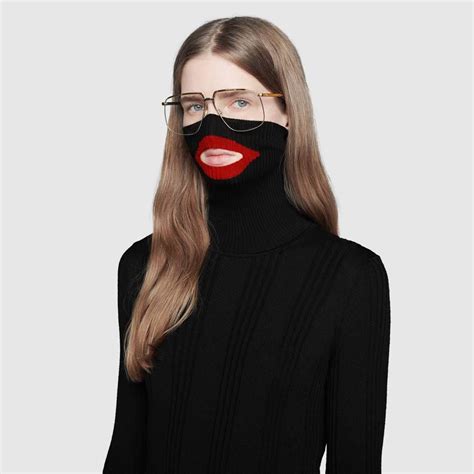 gucci's balaclava sweater